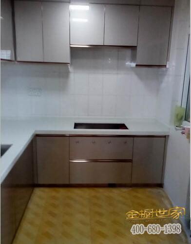 小廚房櫥柜效果圖，濃縮是精華
